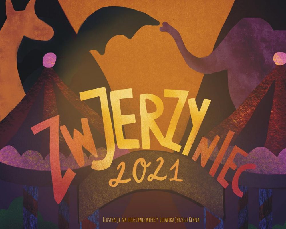 Zwjerzyniec 2021 ilustracje na podstawie wierszy Ludwika Jerzego Kerna