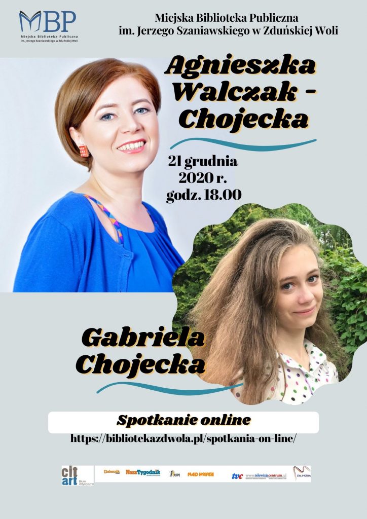 Plakat Agnieszka Walczak-Chojecka i Gabriela Chojecka Spotkanie online