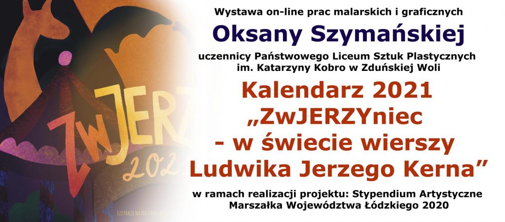 baner wystawa online prac malarskich Oksany Szymańskiej