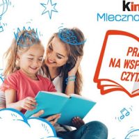 Plakat Kinder mleczna kanapka "przerwa na wspólne czytanie"