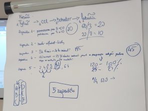 Matematyczne zagadki na tablicy