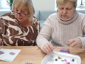 Niewidomi budują pojazdy z klocków Lego