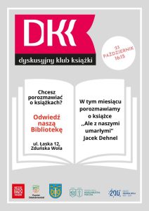 Plakat DKK zaproszenie na spotkanie w październiku