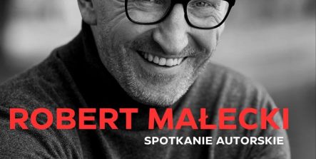 Miejska Biblioteka Publiczna w Zduńskiej Woli i Dyskusyjny Klub Książki zapraszają ma spotkanie autorskie z Robertem Małeckim 13 listopada 2025 godzina 18:00 czytelnia I piętro wstęp wolny